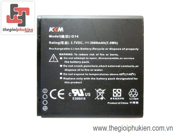 Pin KCM HTC Sensation G14/G17/G18/G21